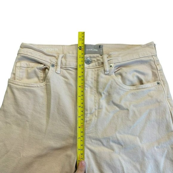 Limited Edition Everlane Light Blush Pink Straight Leg Jeans Womens 28 Ankle - Picture 4 of 5